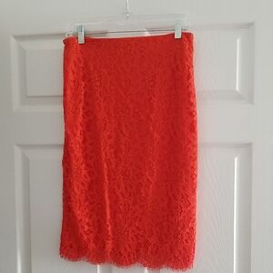 Beige by ecie Lace Pencil Skirt,size 4